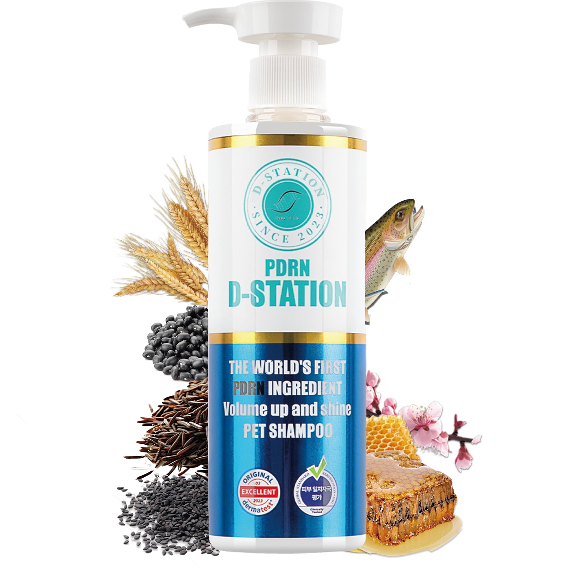 Moisturizing Pet Shampoo with Salmon DNA & Manuka Honey