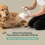 4-in-1 Pet Spa Kit with Oatmeal Shampoo, Conditioner & Paw Care