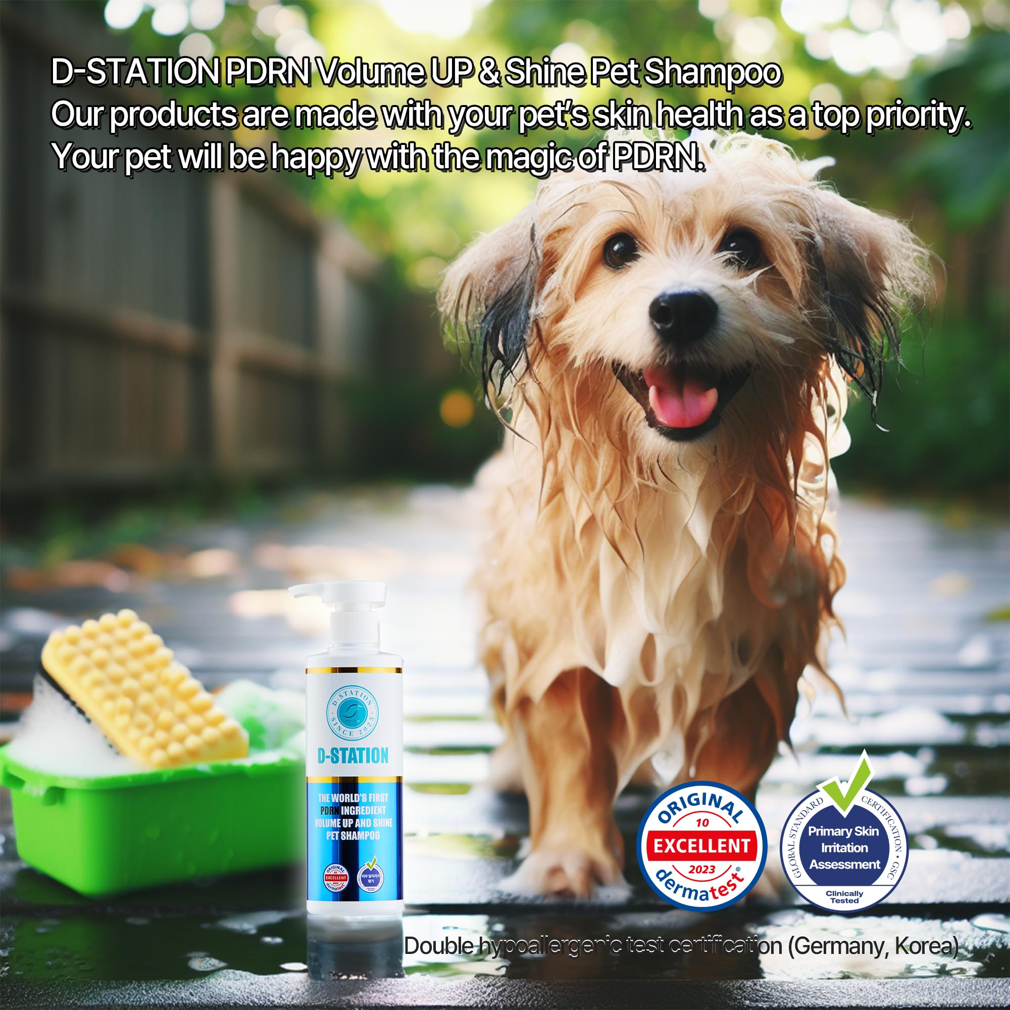 Moisturizing Pet Shampoo with Salmon DNA & Manuka Honey